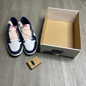Air Jordan 1 Retro Low Howard University Mens Size 10 Blue NWT